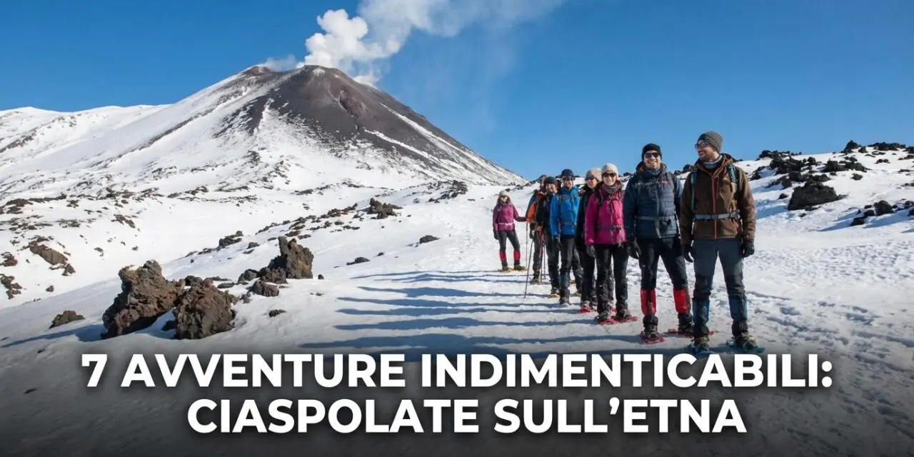7 Avventure Uniche: Ciaspolando sull’Etna innevato